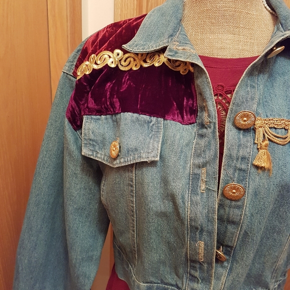 Funky SzM Boho Jean Jacket - Picture 4 of 8